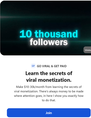 Go viral and Get paid