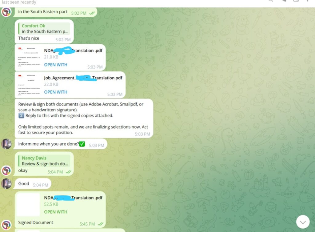 Translation job for Spanish Market